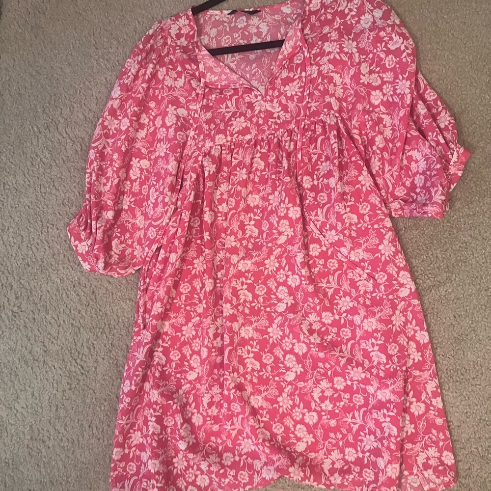 Floral Pink Dress